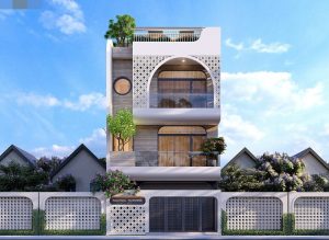 Nhà phố 3 tầng lôi cuốn với vườn xanh mát và kiến trúc đẹp hoàn hảo 4