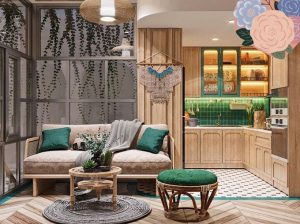 Những căn hộ và biệt thự sang trọng với phối tông trắng và gỗ đẹp mắt 8