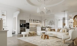 Tạo điểm nhấn độc đáo cho căn hộ 163m2 với thiết kế bo cong ấn tượng 8