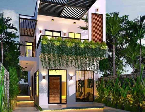 Thiết kế nhà ống sang trọng với không gian xanh thanh bình 1