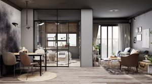 Căn hộ màu xám: Sự đơn giản tinh tế và đẳng cấp 22