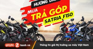 Mua xe Satria F150 2024 trả góp với lãi suất mới nhất hiện nay 1