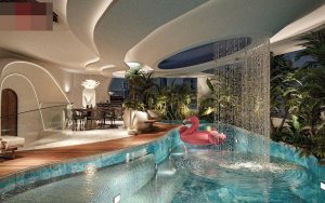 Biệt thự sang trọng với bể bơi vô cực trong một khung cảnh xanh mát 6