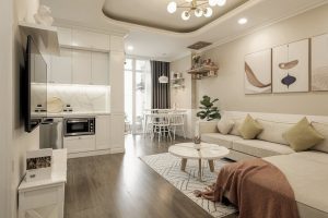 Thiết kế ấm áp phong cách Farmhouse cho căn hộ 60m2: Một không gian dễ chịu và ấm cúng 23