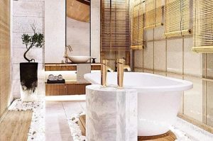 "Tối giản và tiện nghi: Khám phá phòng tắm nhỏ nhưng đầy tính thẩm mỹ" 2