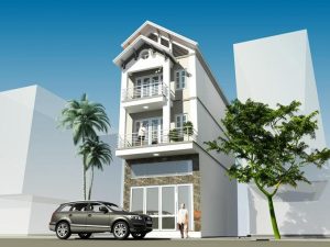 Mẫu nhà ống 3 tầng mái Thái đẹp tinh tế, quanh năm mát mẻ 4