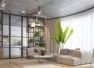 Nội thất truyền cảm hứng trong căn hộ phong cách công nghiệp 1