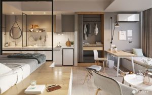 Căn hộ diện tích 20m2 như không ma thuật. 11