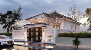 "Biệt thự nhà vườn cấp 4 sang trọng, thiết kế tinh tế như không gian triệu đô" 1