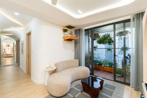 Cải tạo căn hộ 90m2: Trần uốn lượn như dòng suối - Sự lựa chọn hoàn hảo cho gia chủ yêu nghệ thuật 7