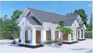 "Nhà mái thái tiện nghi có 3 phòng ngủ cho gia đình đông người" 2