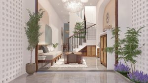 "Thiết kế không gian mở trong nhà ống: Sáng tự nhiên từ ô thoáng" 11