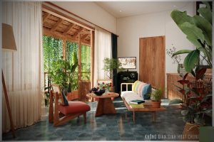 Trải nghiệm không gian đẹp mắt với ngói đỏ trên mái của cặp đôi Sài Gòn 14