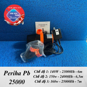 Máy Bơm Periha PB 25000: Giải Pháp Vận Hành Hồ Koi Tiết Kiệm Điện Năng 1