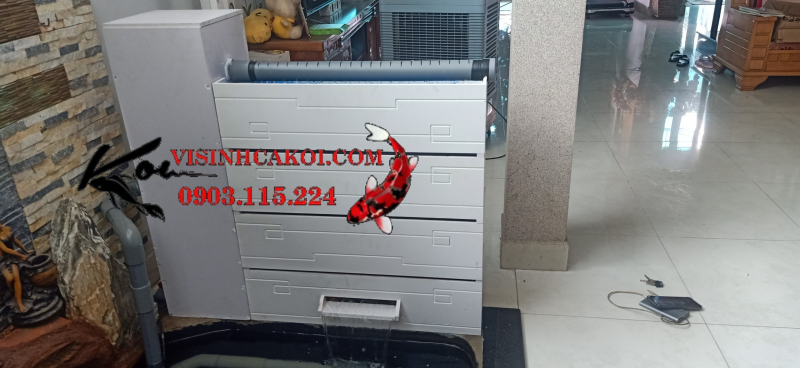 Thiết kế Baki chuẩn cho hồ Koi