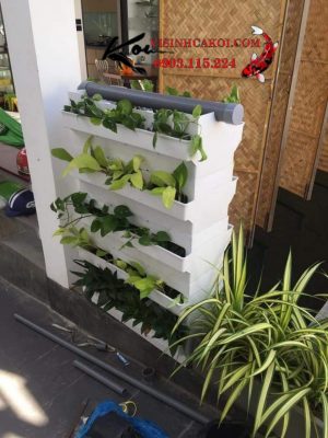 Baki lọc nước 4 tầng giúp loại bỏ chất thải và cặn bẩn trong hồ Koi