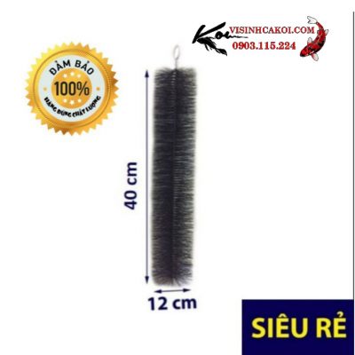 Hình ảnh cận cảnh sợi cước của chổi lọc 40cm, thể hiện độ bền và khả năng bám dính cặn bẩn