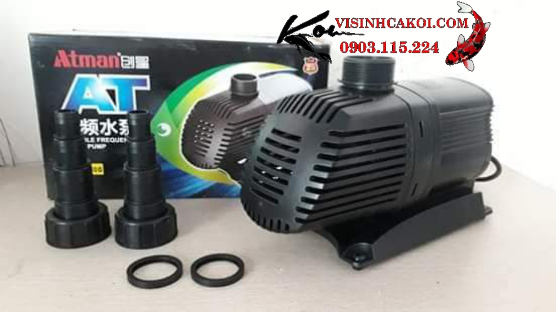 Tuyệt Đỉnh Bơm Atman AT: Giải Pháp Hoàn Hảo Cho Hồ Koi Của Bạn 1