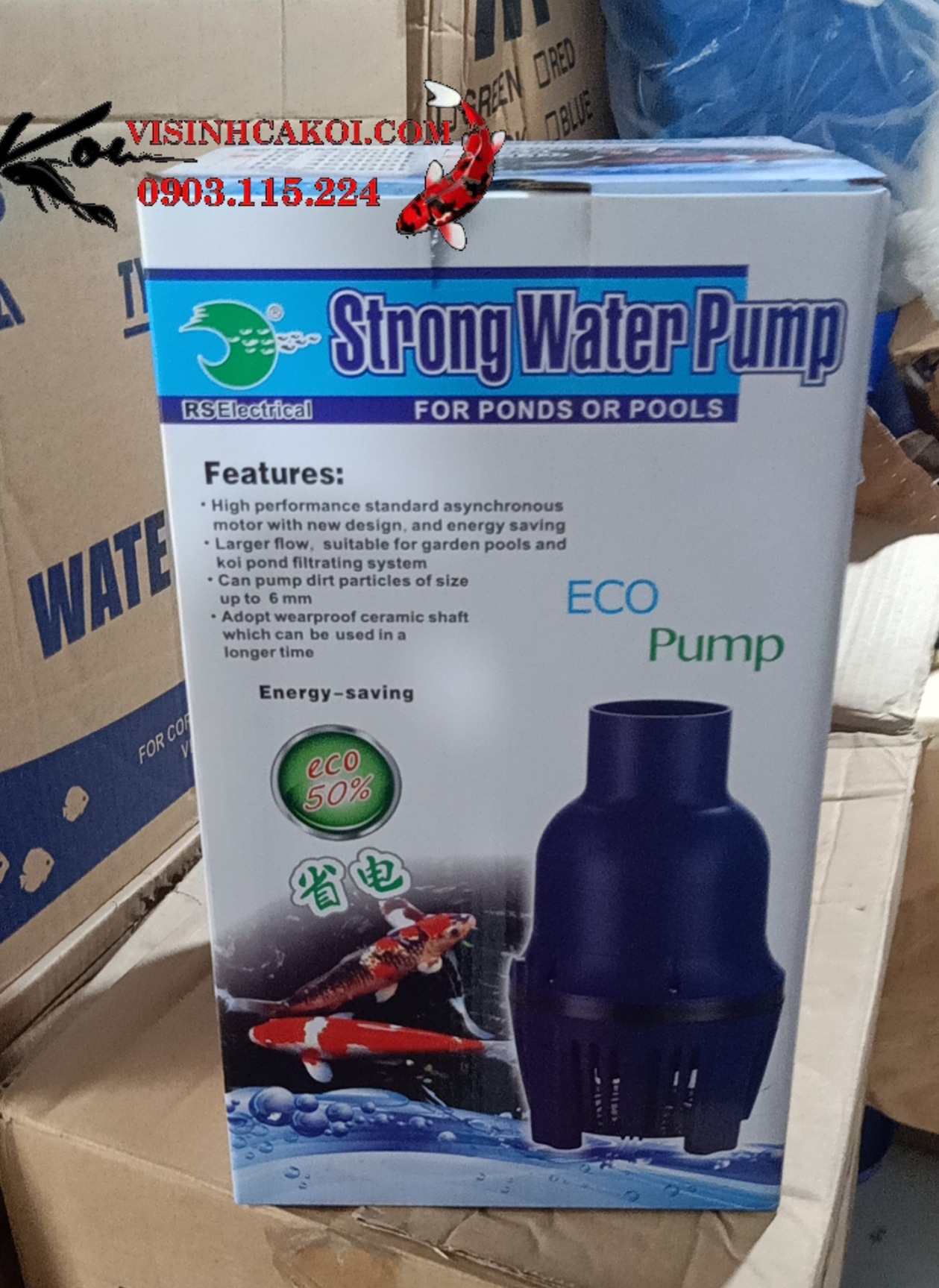 Máy Bơm Strong Water RS: Giải Pháp Hoàn Hảo Cho Hồ Koi Của Bạn 1